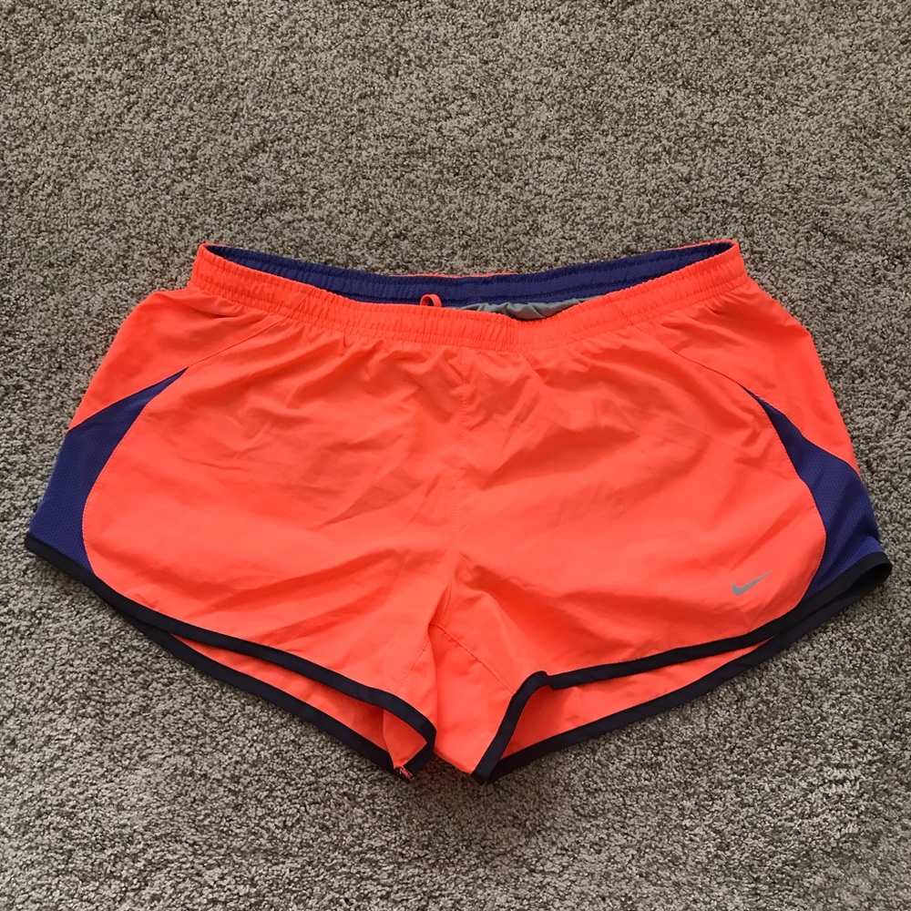 Bright Orange Nike Shorts Bottoms Size Large